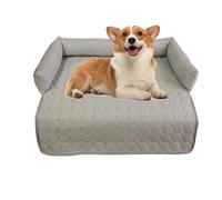 Cama de perro refrigerador lavable - 90 x 90 cm - Cojín antideslizamiento - Manta de refrigeración para cachorros de perros grandes, almohadilla de sofá para mascotas senior para el hogar, oficina