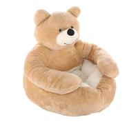 Cama De Perros De Abrazo De Oso - Cama De Mascota De Oso De Peluche Lavable | De Sueño Para El Oso Semi Cerrado, Lindos Oso Abrazados De Gato De Casa De Perros Peluche Con Fondo No Desliza
