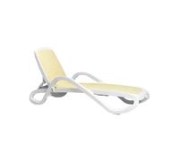 Cama de Playa Respaldo Reclinable Apilable Nardi Polipropileno Fibra vidrio Alfa 40416.00.115 Beige