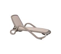 Cama de Playa Respaldo Reclinable Apilable Nardi Polipropileno Fibra vidrio Alfa 40416.10.124 Tortora