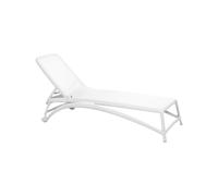 Cama de Playa Respaldo Reclinable Apilable Nardi Polipropileno Fibra vidrio Atlantico 40450.00.107 Bianco