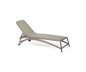 Cama de Playa Respaldo Reclinable Apilable Nardi Polipropileno Fibra vidrio Atlantico 40450.10.101 Agave