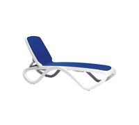 Cama de Playa Respaldo Reclinable Apilable Nardi Polipropileno Fibra vidrio Omega 40417.00.112 Blu