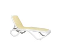 Cama de Playa Respaldo Reclinable Apilable Nardi Polipropileno Fibra vidrio Omega 40417.00.115 Beige