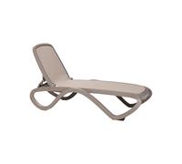 Cama de Playa Respaldo Reclinable Apilable Nardi Polipropileno Fibra vidrio Omega 40417.10.124 Tortora