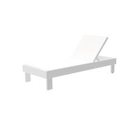 Cama de Playa Respaldo Reclinable Crema Outdoor Aluminio Castore CAS01 Personalizable