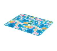 Cama de refrigeración para mascotas, alfombrilla de refrigeración para perros de 23.6 x 19.7 pulgadas, resistente a los arañazos, plegable, antideslizante, del calor para perros y gatos
