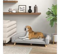 Cama de Sofá para Perros Pawhut, Sofá para Mascotas, Cojín para Gatos, para Perros Grandes Azul