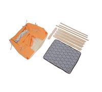 Cama de tienda de campaña para gatos, acogedora cama para mascotas, nido de gato, cueva, cama de dormir para interiores, escondite para gatos con almohadilla extraíble para gatos, cachorros, gatitos