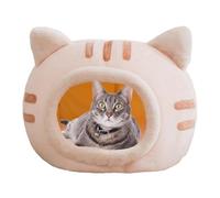 Cama de Tienda para Perros, Camas para Gatos Lavables a máquina de Gran Espacio con Fondo Antideslizante, Casa de Mascotas calmante súper cómoda para Mini Gato de tamaño Mediano