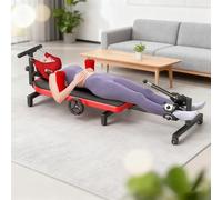 Cama De Tracción Para Todo El Cuerpo, Mesa De Tracción Para Estiramiento De La Columna Vertebral, 4 Longitudes Ajustables, Capacidad De 150 Kg, Para Aliviar La Tensión Y Estirar La Zona Lumbar