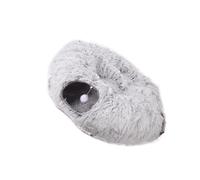 Cama de túnel plegable de felpa para gatos para mayor comodidad y diversión. Características de almacenamiento simple, adecuada para varias cuevas