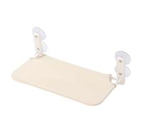 Cama de Ventana de Gato, Alta Resistencia Cómoda de la Ventana de Hamaca para Gato Espacio Ahorrando un Cojinete de Carga Fuerte Fácil de Limpiar con 4 Tazas de Succión para Mascotas (Beige)