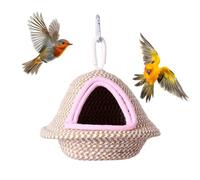 Cama del pájaro de la jaula Un Refugio Colgable con Cuerda de Algodón para | Cama de Pájaros para Dormir, Descansar, Criar y Anidar Loro, Conuro, Cacatúa Ninfa, Periquito Australiano,
