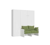 Cama doble plegable francesa Kentaro de 140 cm con sofá y columna
