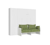 Cama doble plegable Kentaro de 160 cm con sofá y columna