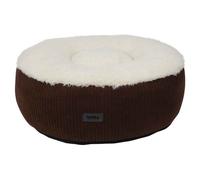 Cama Donut Kamba De Comodidad Ø50cm Marrón Para Perros, Lavable, Antideslizante
