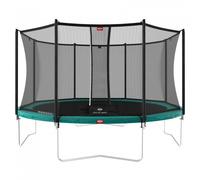 Cama Elástica Berg Favorit incl. Red de Seguridad Comfort 380 cm grau
