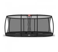 Cama Elástica Berg Grand Champion InGround incl. Red de Seguridad 520 x 350 cm gris