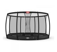Cama Elástica Berg InGround Champion incl. Red de Seguridad Deluxe AirFlow Pro 430 cm gris