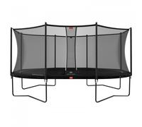 Cama Elástica de Jardín Berg Grand Favorit incl. Red de Seguridad Comfort 520 cm x 345 cm sin red negro