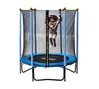 Cama Elástica Infantil 140 Plus Azul con Red de Seguridad