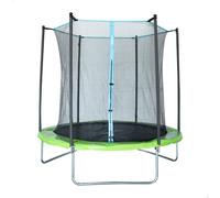 Cama Elástica Infantil Aktive con Red de Seguridad, Estructura Galvanizada, 244x244x239 Cm, Azul