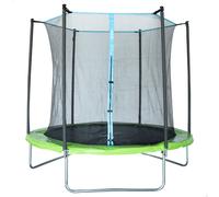 Cama Elástica Infantil Aktive con Red de Seguridad y Borde Acolchado, 261x261x256 Cm, Negro