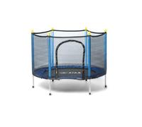 Cama elástica Infantil Salty 140 - Azul - trampolín para niños y niñas, diametro 140 cm, con Red de Seguridad, Cremallera, Protecciones de Espuma, Cama elástica para Interior o Exterior