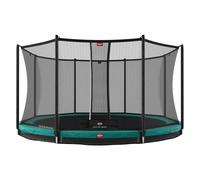 Cama elástica InGround Favorit de Berg incl. red de seguridad Comfort 430 cm gris