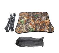 Cama elevada de perros Destable a prueba de agua Cama de mascotas plegable desmontable para acampar al aire libre Camino de viaje Juego completo con bolsa de almacenamiento y (Hoja de arce l)