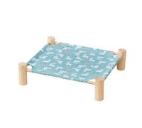 Cama Elevada del Suelo para Gatos y Felinos Catre Desmontable para Descanso | Cama Elevada de Mascotas para Dormitorio, Hogar, Exterior, Patio, Balcón, Porche, Rincón, Residencia y Apartamento y M