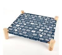 Cama Elevada For Gatos, Hamaca For Mascotas, Cama Elevada For Mascotas De Interior For Gatos O Perros Pequeños, Cama Refrescante For Mascotas, Cama Elevada De Verano For Gatos, Gatitos, Cachorros(C,S)