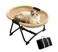 Cama elevada para perro, hamaca portátil suave, camas elevadas para perros al aire libre, para gatitos, pequeños, medianos, interiores, exteriores, jardín, patio, viajes, camping, playa, jaula