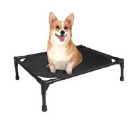 Cama elevada para perro, toldo elevado para perro, cuna plegable para perros, cama portátil para mascotas, toldo de cama para perros al aire libre, tela elevada, cama portátil para perros con toldo