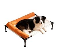 Cama elevada para perro, transpirable, lavable, camas elevadas para perros al aire libre, para cachorros, gatos, hogar, mesita de noche, césped, planta baja, playa, camping, verano