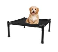 Cama elevada para perros al aire libre - Tumbona para mascotas al aire libre, Cama elevada para perros, Cama elevada para mascotas con malla transpirable lavable | Cama elevada para perros portátil an