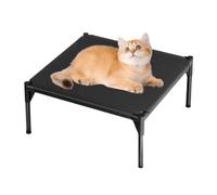 Cama elevada para perros - Cama para perros al aire libre - Camas elevadas impermeables para interior | Camas para mascotas transpirables lavables con marco metálico Pe