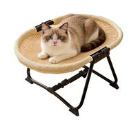 Cama elevada para perros - Hamaca plegable portátil para cuna antideslizante | Cama elevada para perros de 22,44x16,14x10,23 pulgadas para mascotas, gatos, , cachorros, descanso para dormir, ac