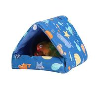 Cama escondida para pájaros, 25 cm, gran de peluche colgante