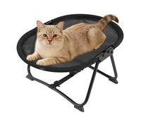Cama Exterior para Perro, Hamaca portátil Plegable Antideslizante para Cuna, 22.44 x 16.14 x 10.23 Pulgadas, Cama para Perros al Aire Libre, para Mascotas, Cachorros, Dormir, Acampar, Viajes