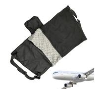 Cama genérica para aeronave, portátil, esponjosa y plegable - Cama de viaje en avión con manta | Niños niñas de viaje cabina de vacaciones de noche de larga distancia y descanso y sueño