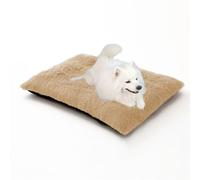 Cama grande para perro con cremallera, alfombrilla lavable para jaula de perro, colchón rectangular antideslizante para mascotas, cojín de cama para cachorros, tapete cálido para Border Collie/Golden