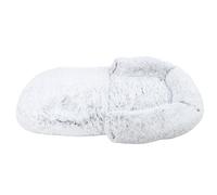 Cama Grande para Perros, Cama Plegable para Perros Humanos, Cama Enorme 2 en 1 para Gatos y Perros con un Espacio para el Vínculo y la Intimidad, Adecuada para Salas de Estar,