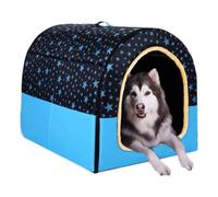 Cama grande para perros de lujo, cálida cama para perros, XL XXL, para interiores, caseta para perros, cama grande para perros, cueva para gatos, iglú, para interiores y exteriores, lavable (3XL, 105