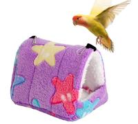 Cama hamaca para pájaros - de pájaro de invierno | Casa hamaca caliente para escondite de loro | de peluche, cama colgante, cabaña oculta para periquitos, calopsitte, inseparable