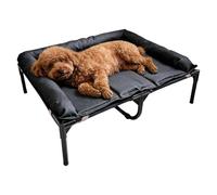 Cama impermeable para mascotas, alfombra auténtica para perro, perro levantado extraíble de 31,1 pulgadas, malla transpirable portátil, cómoda cama de camping tela Oxford multiusos para chi