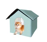 Cama Impermeable para Perros pequeña: casa cálida para Mascotas al Aire Libre, Cueva para Gatos Resistente al Invierno para Dormir de y Cachorros | Animal Travel Winter Homes Outdoor Interior