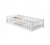 Cama individual infantil bella 96x198x45 blanco