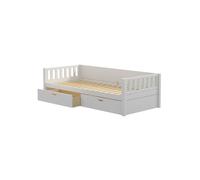 Cama individual infantil viggo 208x98x61 blanco